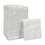 Pacific Blue®, Dinner Napkin, White, 1-Ply, 1/4 Fold, 16 x 16 in