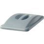 Rubbermaid FG268888LGRAY Slim Jim® Gray Handle Top Lid