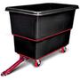 Rubbermaid FG472741 Black Heavy-Duty Utility Truck 1,200lb Capacity
