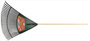 TRUETEMPER®, Leaf Rake, Polypropylene, North American Ash, 48 in