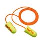 E-A-R, Disposable Earplug, Corded, Yellow / Red, Tapered, 33 dB