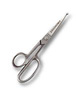 Shear, Straight, Silver, Stainless Steel, Polished, Stainless Steel, 8 in, ErgoGrip, 3 in, Right Handed, Ball, Stainless Steel Nut with Nylon Insert