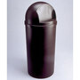 Rubbermaid FG816088 Marshal Brown Classic Waste Container 15 Gal