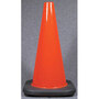 Traffic Cone 28" Orange Safety Flag CSB28 15 Black Square Base