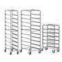 National Cart 80409 Rolling Aluminum End Loading Platter Cart
