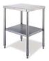 DC Tech TB101127 Stainless Steel Table w/ Under Shelf 24 x 20 x 30