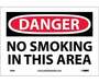 No Smoking Sign 7 X 10 Vinyl Adhesive Backed OSHA Compliant