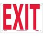 National Marker Company Exit Sign M24R, Rigid Plastic