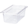 Cold Food Pan, 3-Jan, Polycarbonate, 12.8 L x 6-7/8 W x 4 H in