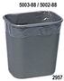 Can Liner, Liner Low-Density Resin, 6 gal, 0.8 mil, Light, Star Seal, Clear
