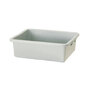 Rubbermaid FG334992 Gray HDPE Bus/Utility Box BPA-Free Dishwasher-Safe