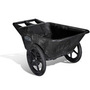 Rubbermaid FG564200 Big Wheel Black Garden and Farm Cart 300lb Capacity