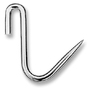 GF FRANK RAIL HOOK 2815 STAINLESS STEEL