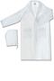 Rain Coat, PVC, Clear, Snap Storm Fly Front, 0.20 mm