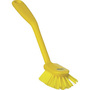 Vikan® Dish Brush, Polyester, Stiff Bristles, FDA, 1 inch