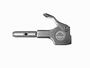 Thumbswitch, Air Gun, Aluminum (Body)|Steel (Trigger), 120 PSIG, 5 in