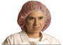 Disposable Folded Red Bouffant Cap, 21"