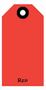 Blank Tag, Coated Sulfite, Red, 4-3/4 in, 2-3/8 in, 1000 per Box|5 Boxes per Carton