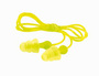 3M Tri-Flange P3000 Yellow Reusable Corded Earplugs 26 dB