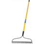 True Temper® 2811500 16-Tine Welded Bow Rake, Fiberglass Handle