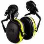 3M X4P5E PELTOR E-A-R Cap-Mount Dielectric Earmuffs 25 dB Chartreuse