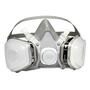 3M 52P71 Half Mask Disposable Respirator Assembly, Medium