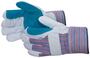Double Leather Palm Gloves Rubberized Safety Cuff Liberty 3581SP