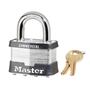 Non-Rekeyable Padlock, Laminated Steel, Keyed Alike