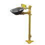 Halo, Eyewash Station, Pedestal Mount, Yellow
