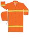 Rain Coat, PVC / Polyester, Snap Storm Fly Front