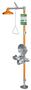 Guardian Equipment GS-PLUS G1902BC Combination Drench Shower and Eyewash Station, Floor Mount, Orange