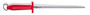 10-Inch Sharpening Steel Round Polished Red Handle F. Dick