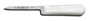Sani-Safe®, Poultry Sticker Knife, Honed, 3 in, 4 in, High Carbon Steel, Polypropylene, 7 in, Slip-Resistant, White, Stain-Free Blade, Textured Handle