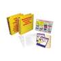 MSDS Training Binder Insert, OSHA Haz-Com Standard Highlights, Compliance Checklist, (2) 15 Page RTK Training Booklets (Spanish/English), Mini RTK Poster focusing on key Haz-Com issues, Clear Sheet Protector and A-Z Index Tabs
