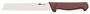 Produce Vegetable Knife, 6 Blade, Square Tip, Brown Handle