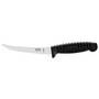 5-Inch Curved Boning Knife Flexible Stainless Steel Black Handle