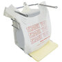 GetReddi®, T-Shirt Bag, Thank You, EZ-Open Pattern, HMW-HDPE Film, 1/6 BBL, 12.5 , White