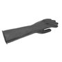 LEHIGH® 28631 Latex Chemical-Resistant Gloves, Black, 40 mil,18 in, Extended SZ10