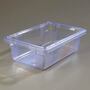 StorPlus, Food Storage Box, Polycarbonate, Blue, 3.5 gal, 6 in, 18 in, 12 in, Dishwasher Safe, 6 per Case, Easy-Grip Handle, Fit Standard Carts and Racks