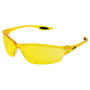 MCR Safety LW214 Law 2 Safety Glasses, Amber Lens