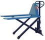 Vestil Steel Hand Pump Tote Lift 58 In. x 27 In. x 50 In. 3000 Lb. Capacity Blue