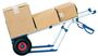 Vestil Aluminum Ergonomic Hand Truck 25 In. x 21 In. x 52 In. 350 Lb. Capacity Silver