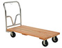 Vestil VHPT-2754 Hardwood Platform Truck, 1600lb Cap, 27"W x 54"L
