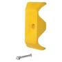 Vestil Plastic End Cap For Guard Rail System Yellow