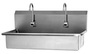 SANI-LAV® 54WBL 2-Person Wall Mount Battery Powered Wash Station