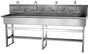 SANI-LAV® 58FFL Floor Mount 4-Person Wash Station