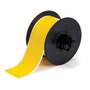Printer Tape, Vinyl Film, Gloss, Yellow, 2-1/4 in, 100 ft