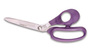 Trimmer, Bent, Purple, 420 High Carbon Stainless Steel, Ergonomic, Polished, Sarlink, Medium, 9-3/4 in, 4 in, Right Handed, Standard, Stainless Steel Nut with Nylon Insert