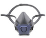 Half Facepiece, Blue / Black, Medium