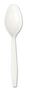Boardwalk®, Spoon, Heavy Weight Plastic, White, 5.8 in
